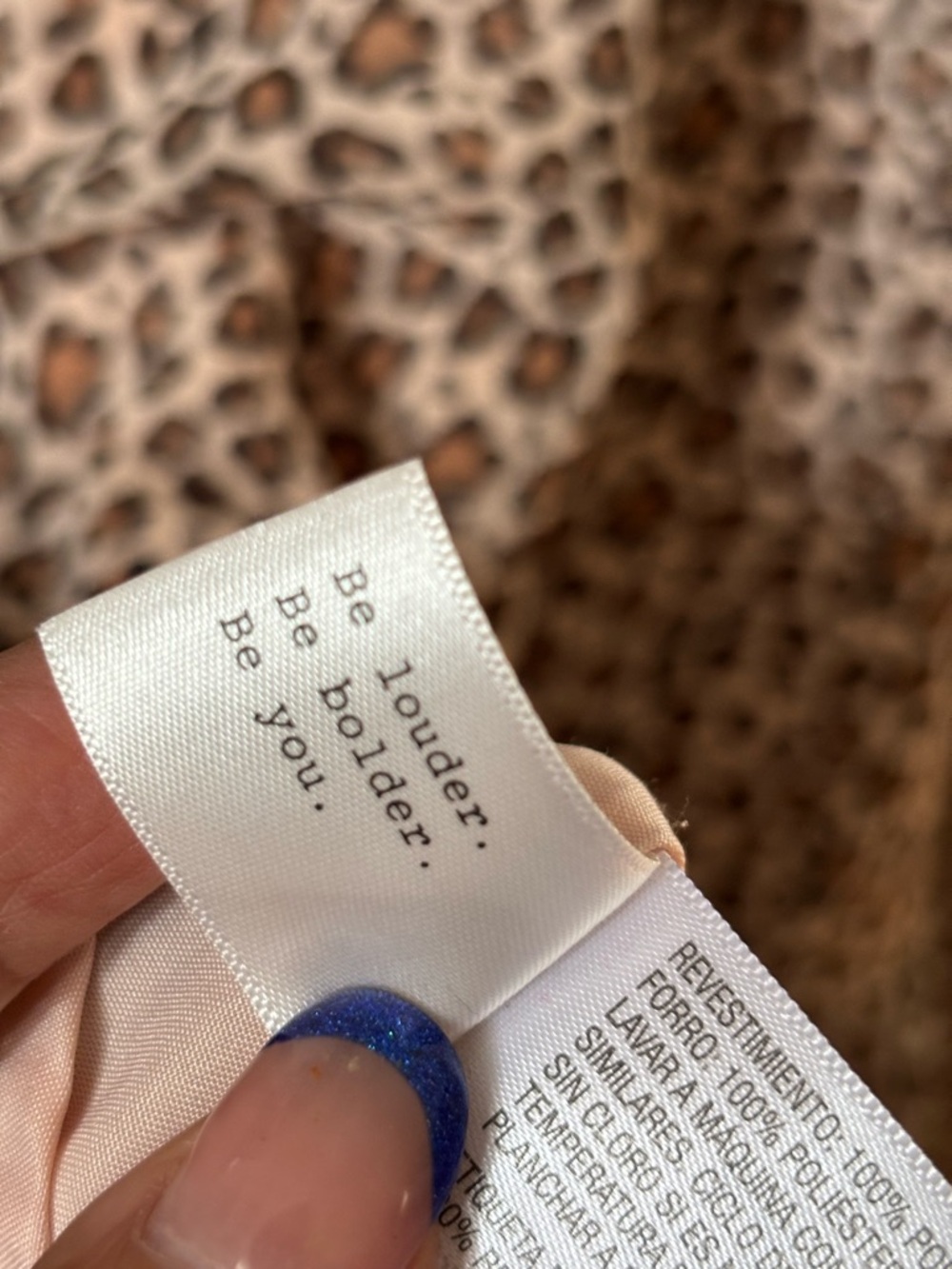 a new day Brown Leopard Print V-Neck Mini Dress - Picture 8 of 11